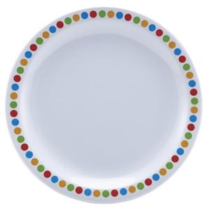 Genware Coloured Circle Melamine Plate 6.25inch / 16cm