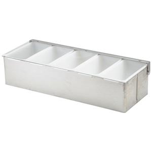 Stainless Steel Dispenser 5 Compartment
