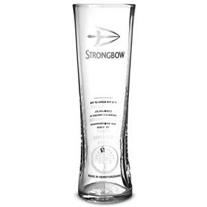 Strongbow Heritage Pint Glasses 20oz / 568ml