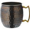 Aged Copper Hammered Round Mug 19oz / 540ml