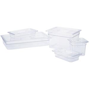 Polycarbonate 1/4GN Universal Handled Lid Clear