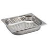 Perforated Stainless Steel Gastronorm Pan 1/2 - 6.5cm Deep