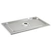 Stainless Steel Gastronorm Pan Notched Lid 1/1