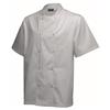Basic Stud Jacket Short Sleeve White L