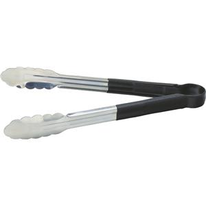 Stainless Steel Serving Tongs Black 12inch / 30cm