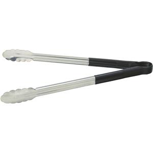 Stainless Steel Serving Tongs Black 16inch / 40cm