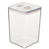 ClickClack Pantry Storage Cube Container White 4.3ltr