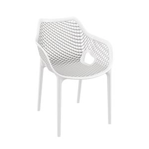 Spring Arm Chair White
