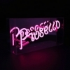 Neon Prosecco Bar Sign Pink