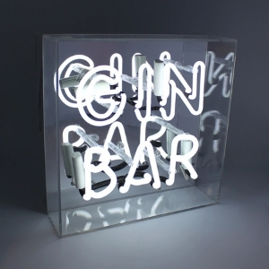 Neon Gin Bar Sign