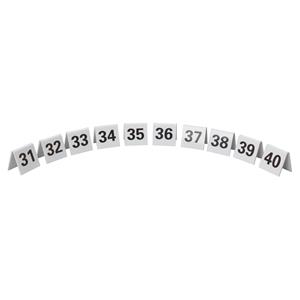 Plastic Table Numbers 31-40