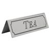 Stainless Steel Tea Table Sign