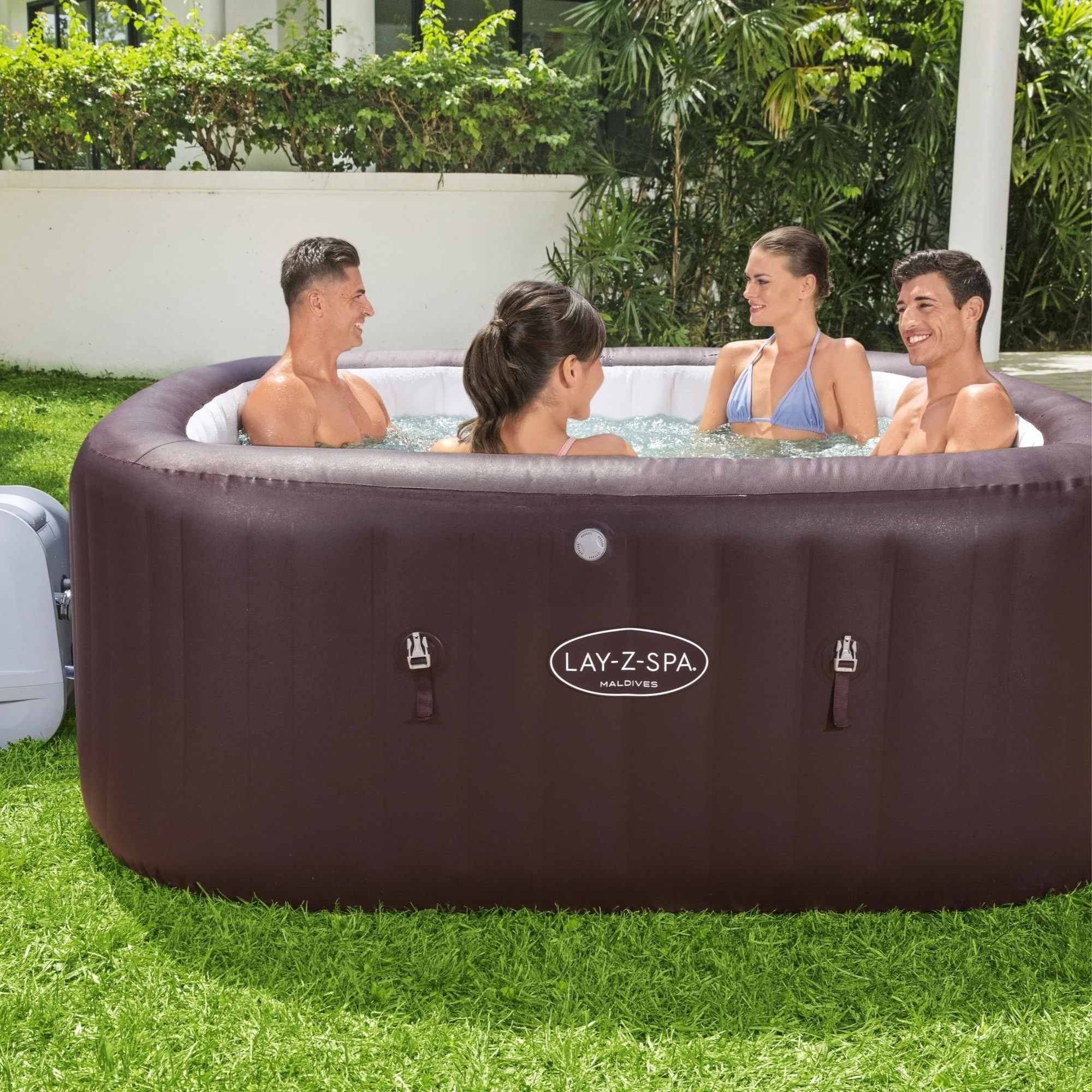 Spa gonflable carré Lay-Z-Spa® Hawaii Hydrojet Pro™