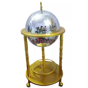 Globes Drinks Trolley Gold
