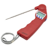 Food Probe Thermometer Folding Red