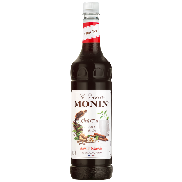 Monin Chai Tea Syrup 1ltr at Drinkstuff