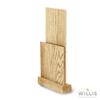 Wooden Menu Holder & Table Talker A4 Light Oak