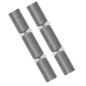 Silver Sparkle Christmas Crackers 12inch