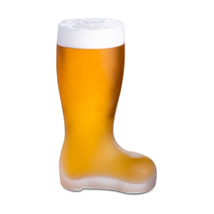 Frosted Glass Beer Boot 18oz / 510ml