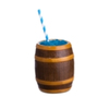 Ceramic Rum Barrel Tiki Mug 22.3oz / 635ml