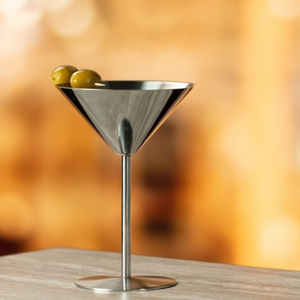 Stainless Steel Martini Glasses 8.5oz / 240ml