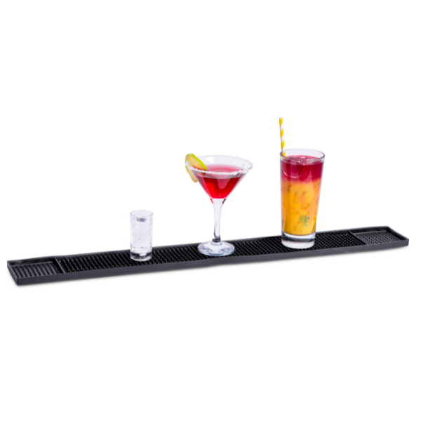 Rubber Square Drip Tray/Bar Mat 11.5cm at