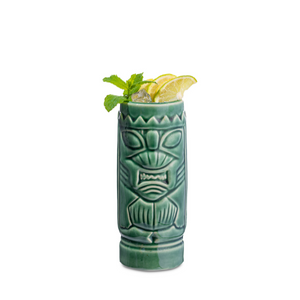 Ceramic Green Tiki Mug 10.5oz / 300ml