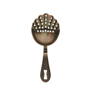 Barfly Antique Copper Scalloped Julep Strainer
