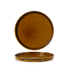 Harvest Brown Walled Plate 8.67inch