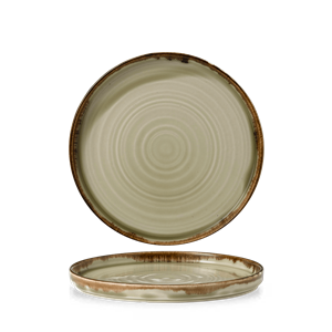 Harvest Linen Walled Plate 8.67inch