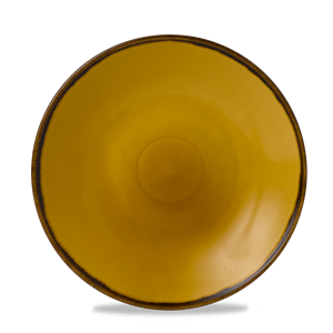 Harvest Mustard Deep Coupe Plate 10inch