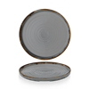 Harvest Grey Walled Plate 8.67inch