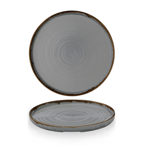Harvest Grey Walled Plate 10.25inch