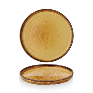 Harvest Mustard Walled Plate 8.67inch