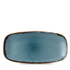 Harvest Blue Chefs Oblong Plate 11.75 x 6inch