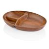 Oval Dish 3 Compartments PS24 x 17 x 4cm