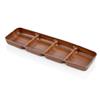 Rectangular Tray 4 Compartments PS 33 x 10 x 2.5cm