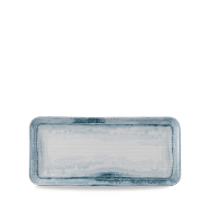 Finca Limestone Organic Coupe Rect Platter 13.75 x 6.25inch