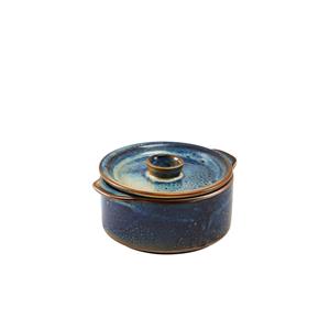 Terra Porcelain Aqua Blue Mini Casserole Dish 10.4cm