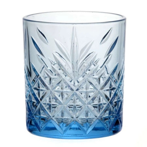 Timeless Vintage Double Old Fashioned Tumbler Blue 12.5oz / 355ml