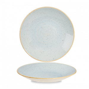 Stonecast Duck Egg Deep Coupe Plate 9.40inch