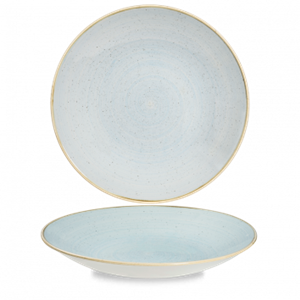 Stonecast Duck Egg Deep Coupe Plate 11inch