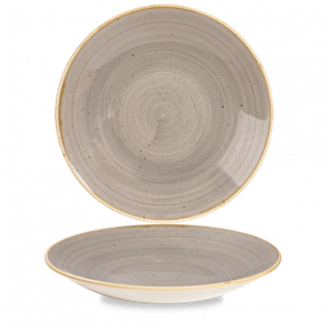 Stonecast Peppercorn Grey Deep Coupe Plate 11inch