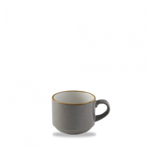 Stonecast Peppercorn Grey Profile Stacking Cup 8oz