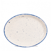 Stonecast Hints Indigo Oval Plate 12inch