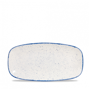 Stonecast Hints Indigo Chefs Oblong Plate 11.75 x 6inch