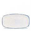 Stonecast Hints Indigo Chefs Oblong Plate 13.875 x 7.375inch