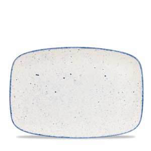 Stonecast Hints Indigo Oblong Chefs Plate 13.5 x 9.25inch