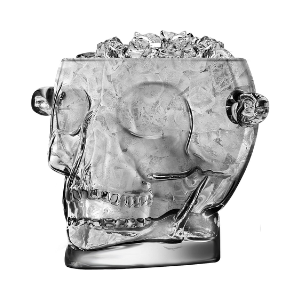 Tiki Skull Glass Bucket 24.75oz 700ml