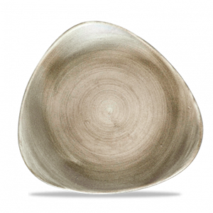Stonecast Patina Antique Taupe Lotus Plate 10inch